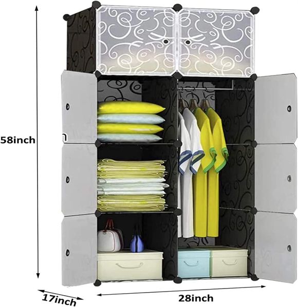 plastic wardrobe